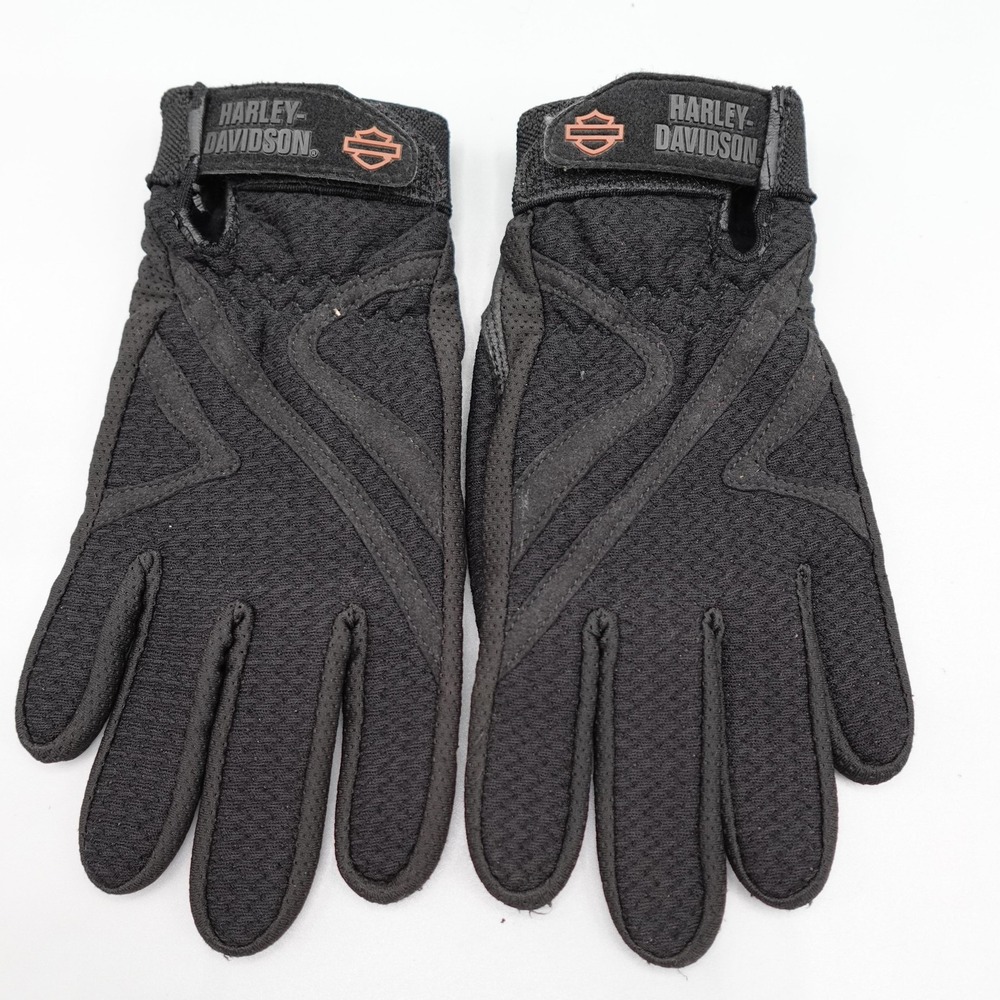 Harley-Davidson Gloves Womens Small Motorcycle Leather Mesh Biker 98183-07VW